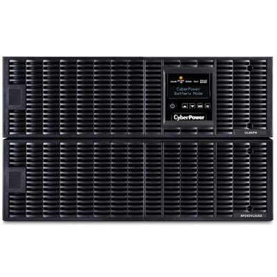 CyberPower OL8KRT 6U Rack or Tower UPS, RM Card, UL Rated, LCD panel, 3 NEMA L6-30R & 1 Hardwire Terminal Block, generator compatibility